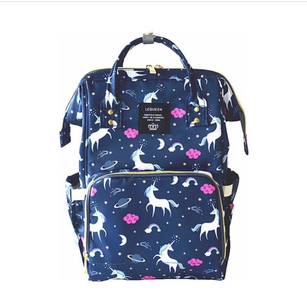LeQueen Urban Space Unicorn Diaper Bag